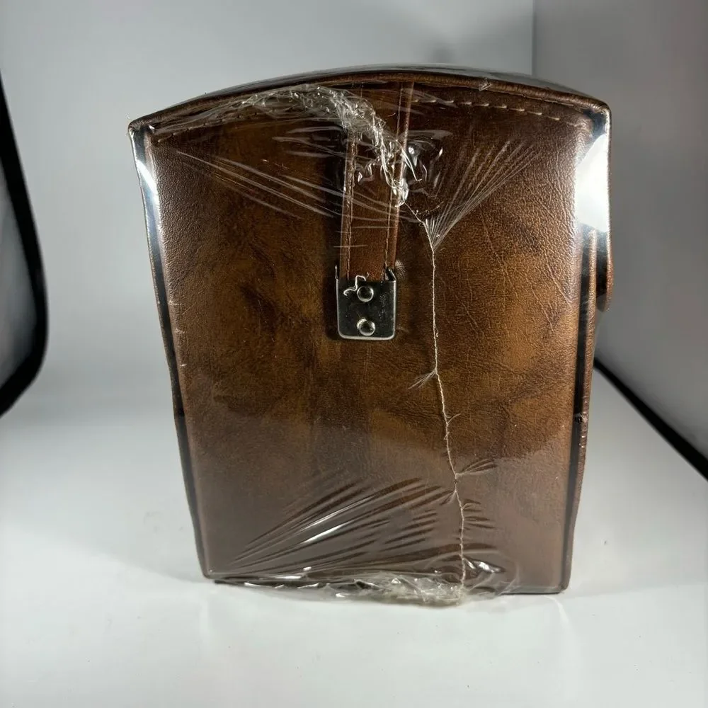Vintage Diamond Deluxe Camera Case Model Kp-25‎ Kodak Brown Faux Leather New NIP